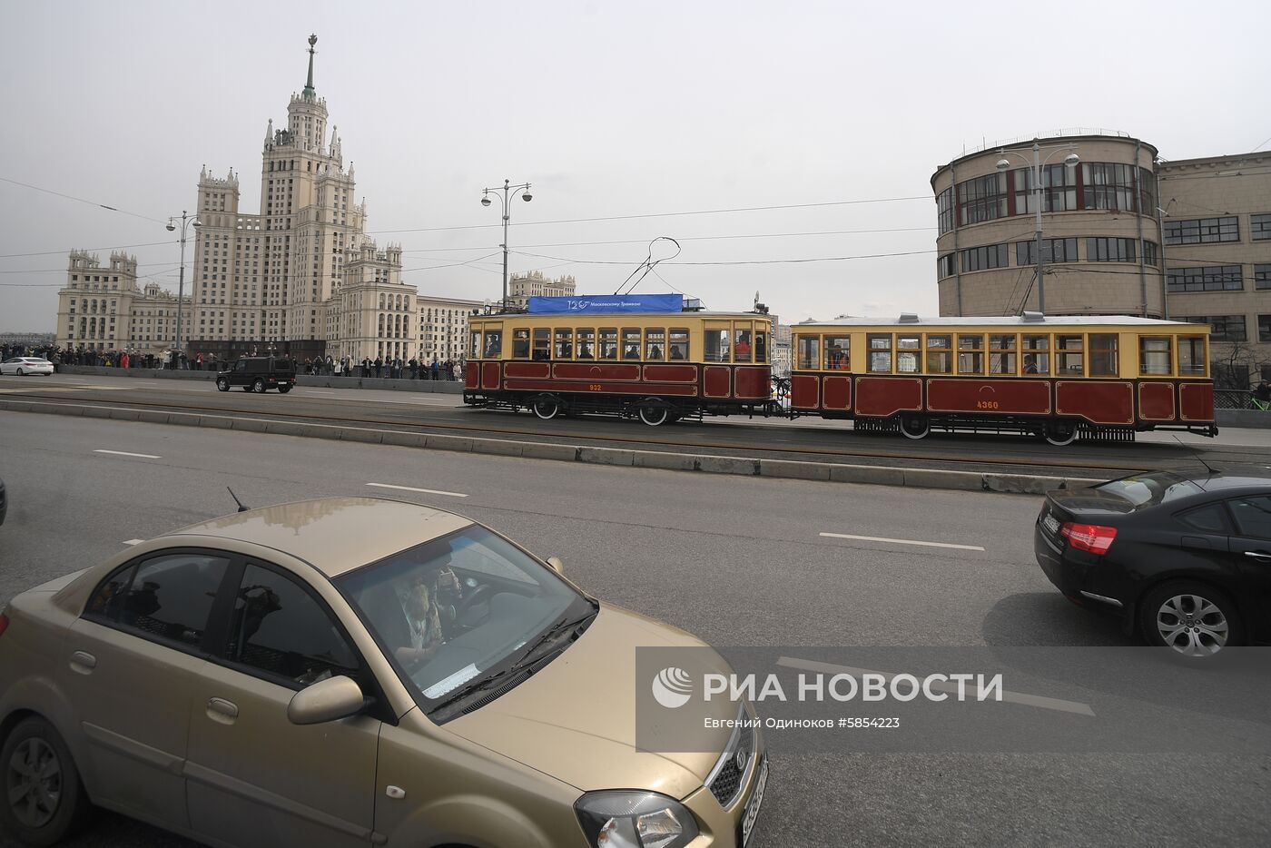 Парад трамваев в Москве