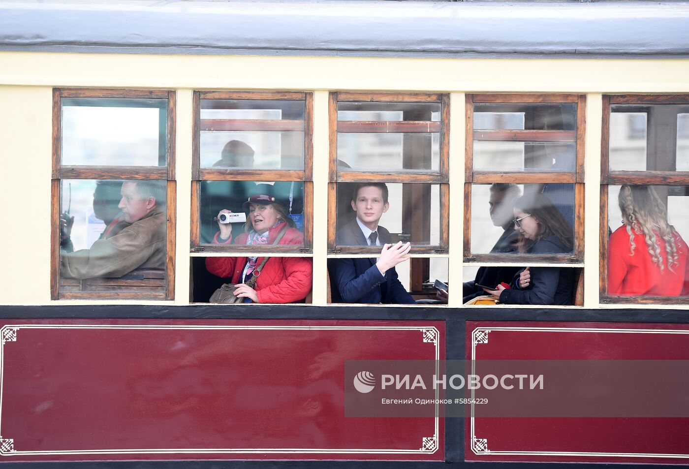 Парад трамваев в Москве