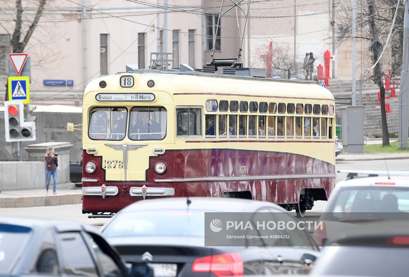 Парад трамваев в Москве