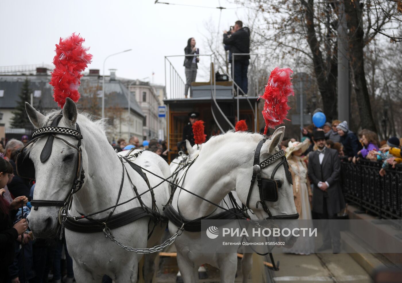 Парад трамваев в Москве