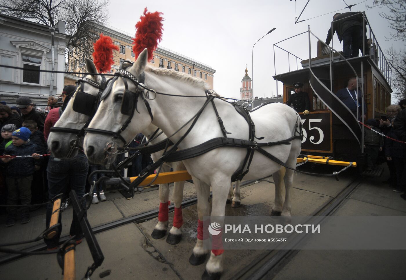 Парад трамваев в Москве