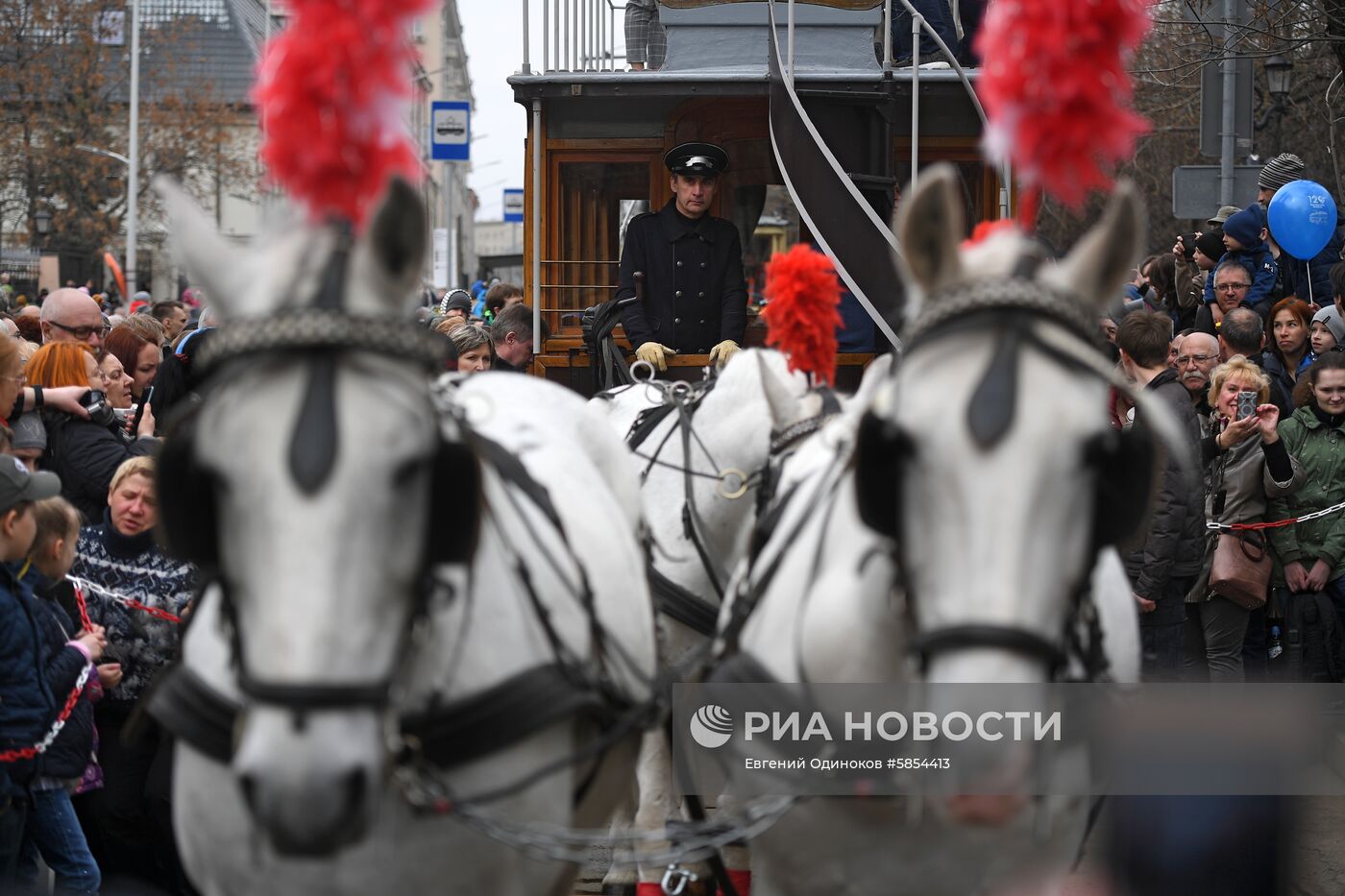 Парад трамваев в Москве