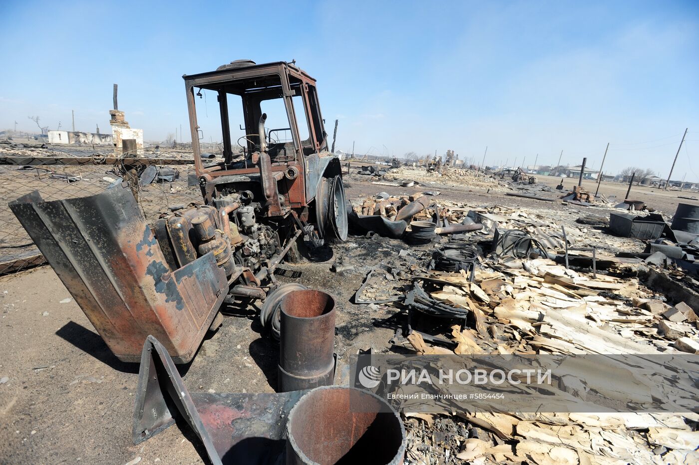 Последствия пожаров в Забайкальском крае