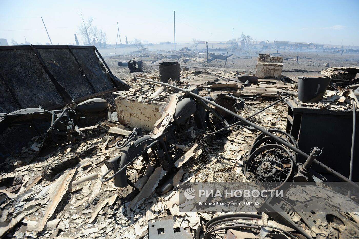 Последствия пожаров в Забайкальском крае