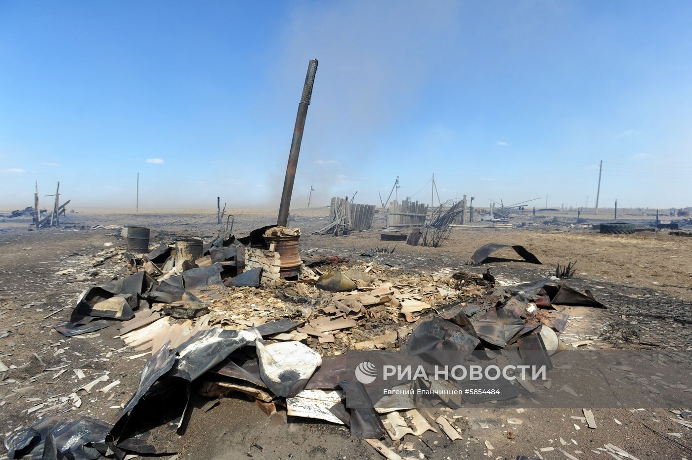 Последствия пожаров в Забайкальском крае