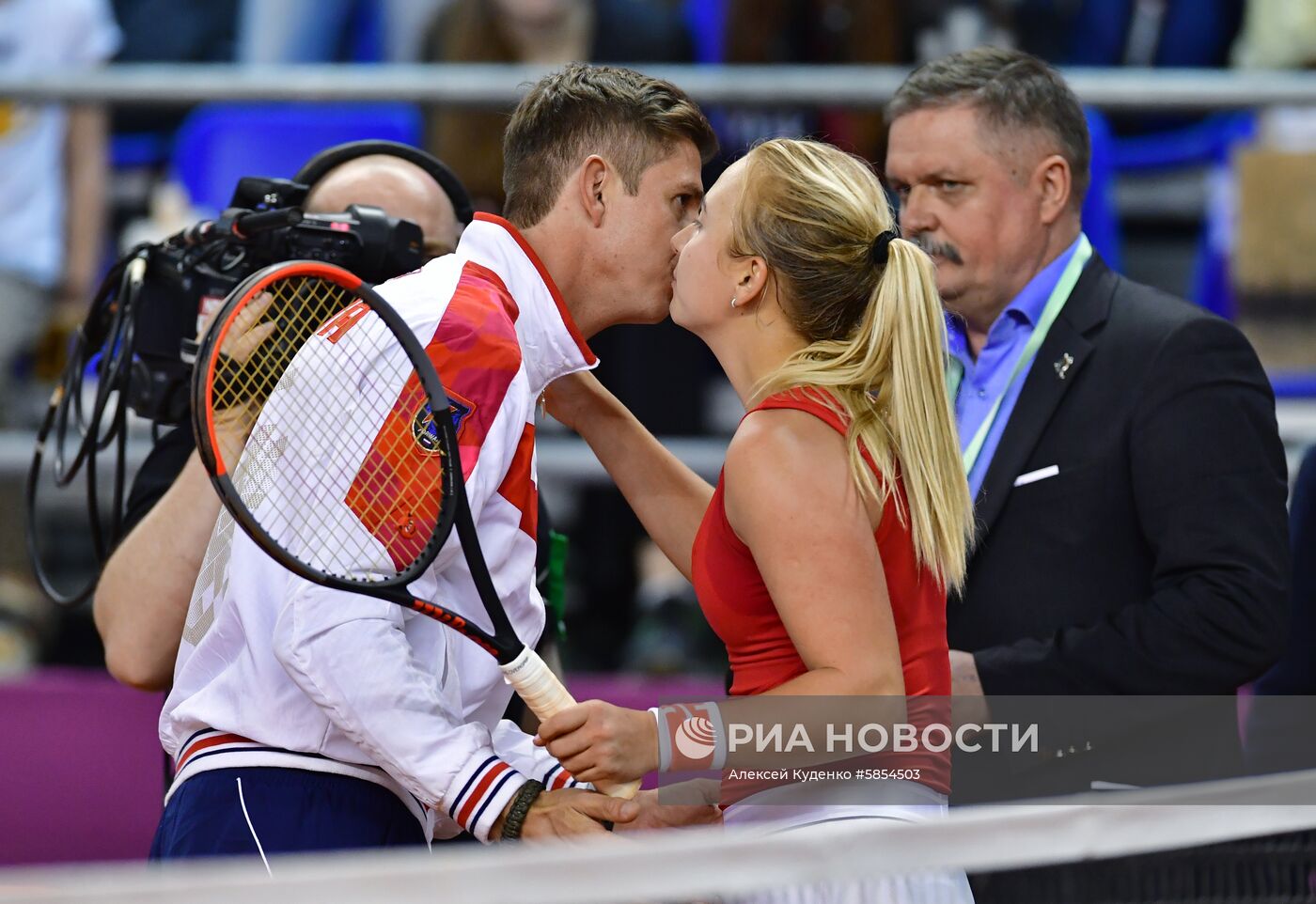 Теннис. Кубок Федерации. Матч Россия - Италия. Первый день