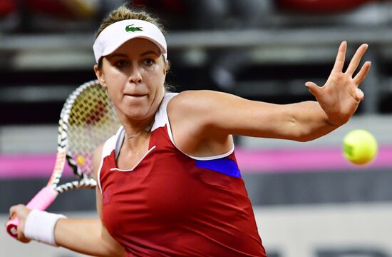 Теннис. Кубок Федерации. Матч Россия - Италия. Первый день