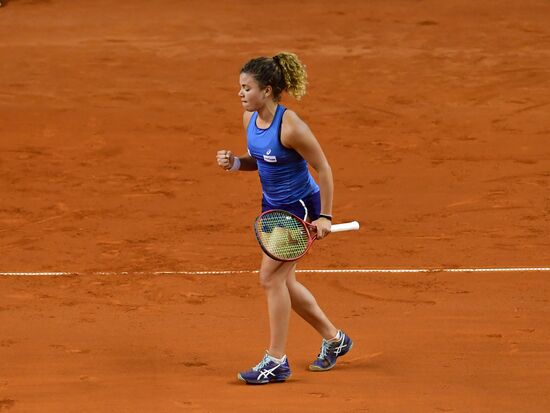 Теннис. Кубок Федерации. Матч Россия - Италия. Первый день