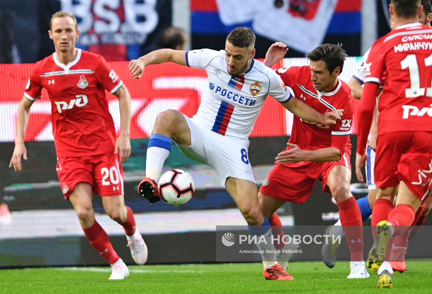 Футбол. РПЛ. Матч "Локомотив" - ЦСКА