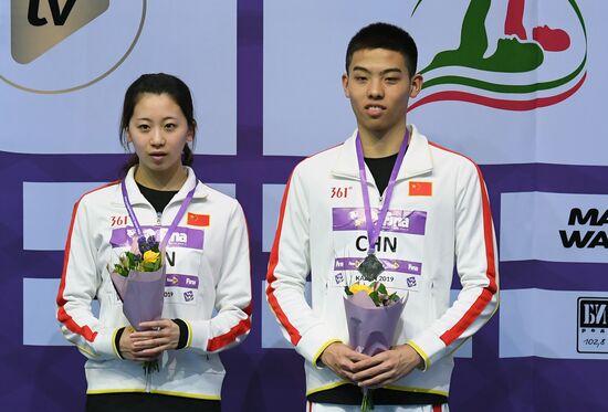 Синхронное плавание. Третий этап Мировой серии. Смешанный дуэт. Произвольная программа