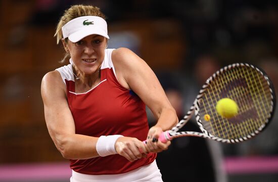 Теннис. Кубок Федерации. Матч Россия - Италия. Второй день