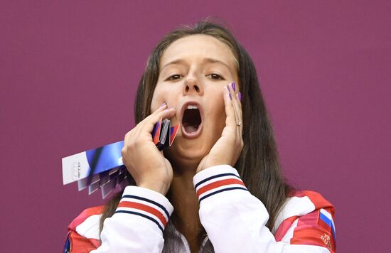 Теннис. Кубок Федерации. Матч Россия - Италия. Второй день