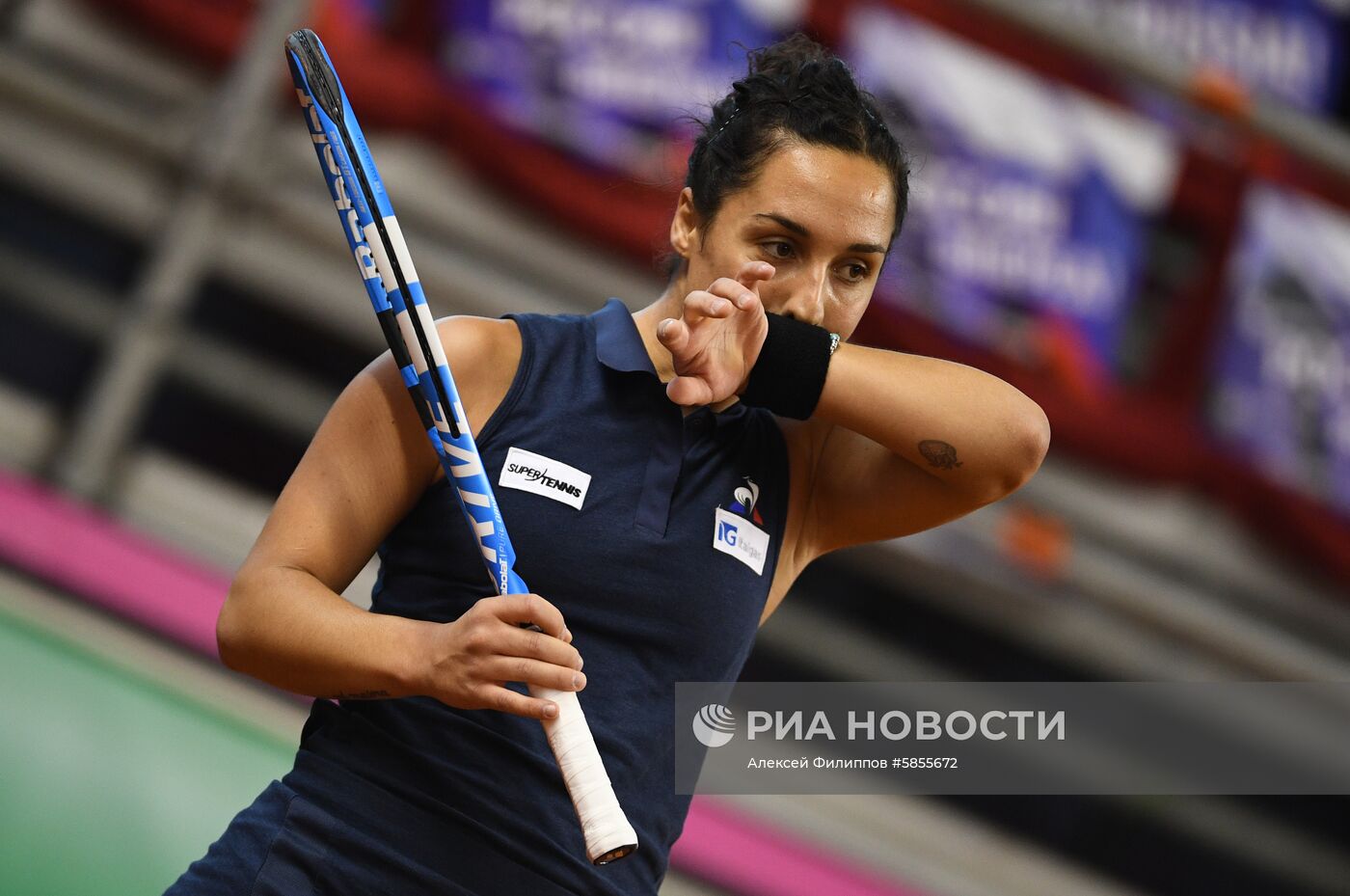 Теннис. Кубок Федерации. Матч Россия - Италия. Второй день