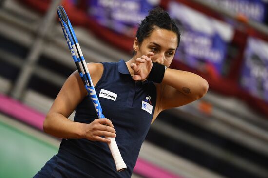 Теннис. Кубок Федерации. Матч Россия - Италия. Второй день