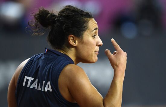 Теннис. Кубок Федерации. Матч Россия - Италия. Второй день