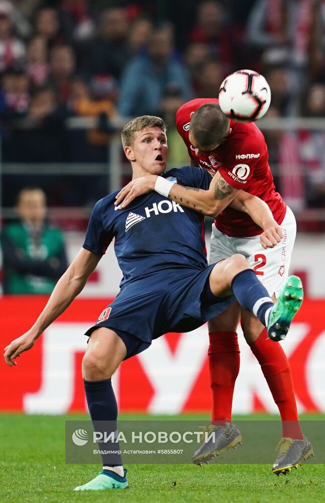 Футбол. РПЛ. Матч "Спартак" - "Енисей"