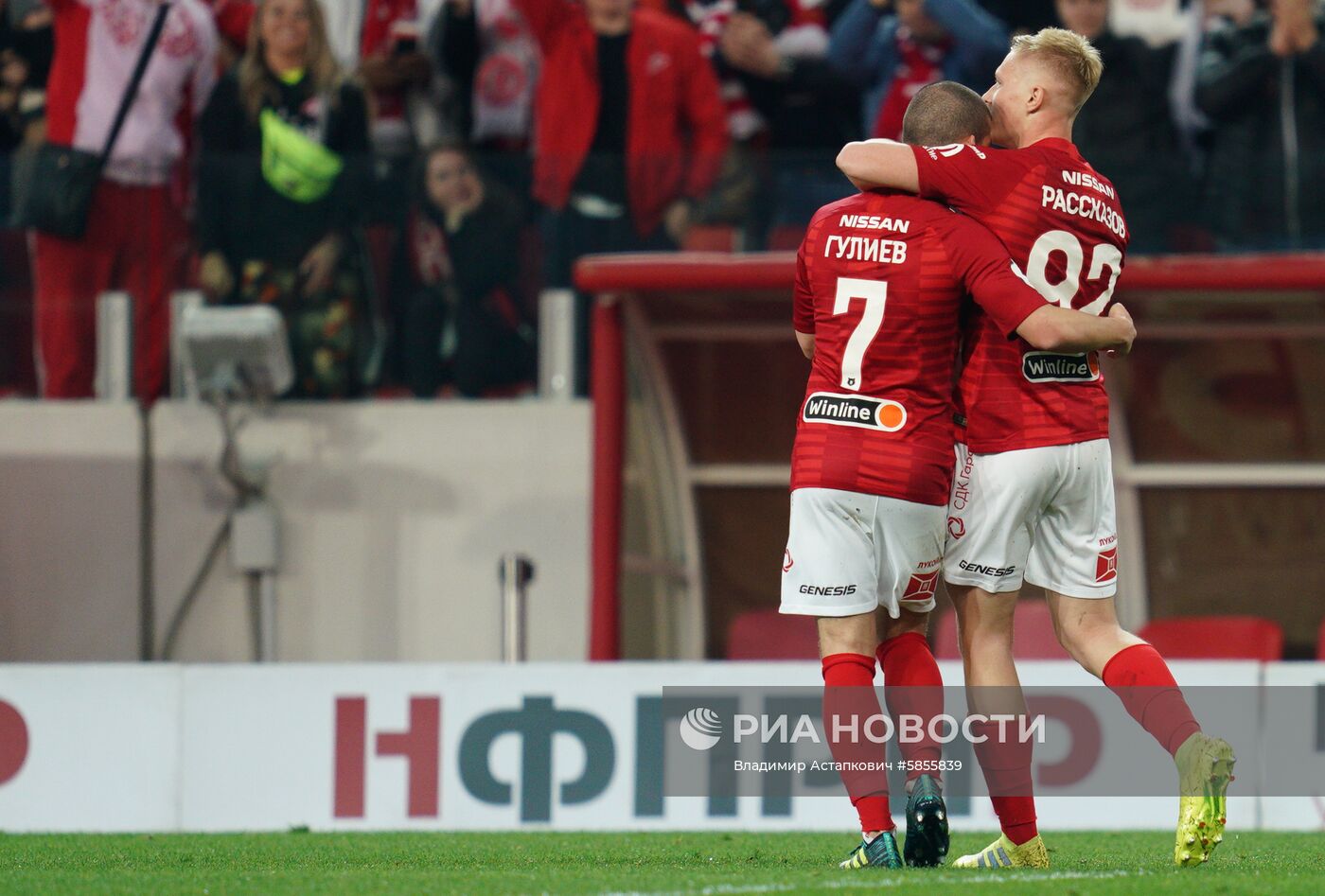 Футбол. РПЛ. Матч "Спартак" - "Енисей"