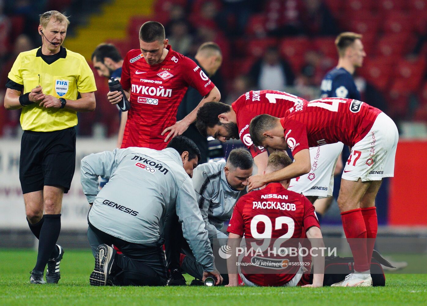 Футбол. РПЛ. Матч "Спартак" - "Енисей"