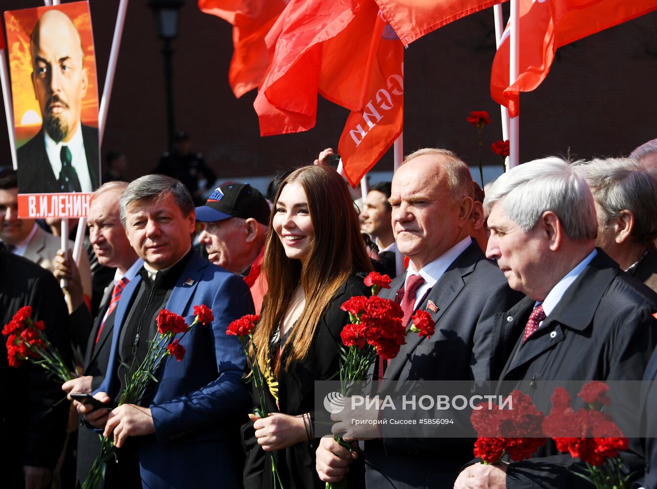 Возложение венков и цветов к Мавзолею В.И. Ленина 