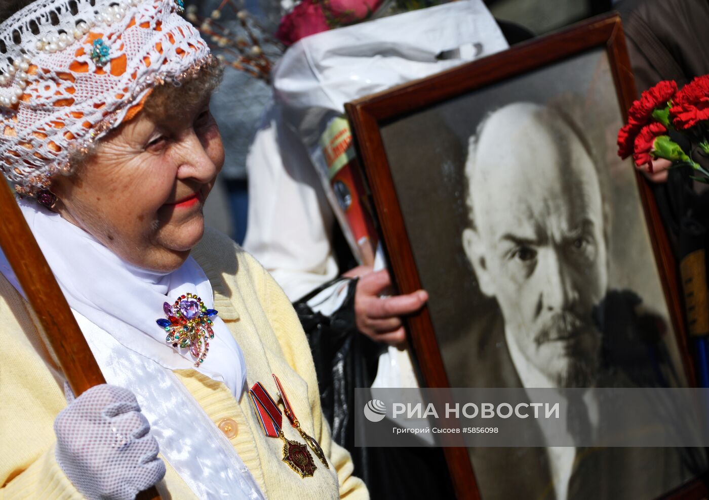 Возложение венков и цветов к Мавзолею В.И. Ленина 