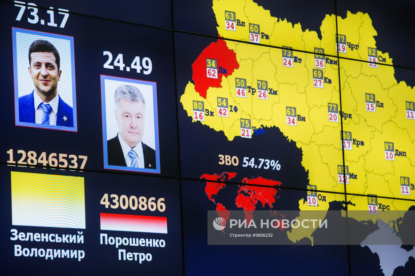 Брифинг главы ЦИК Украины по результатам выборов