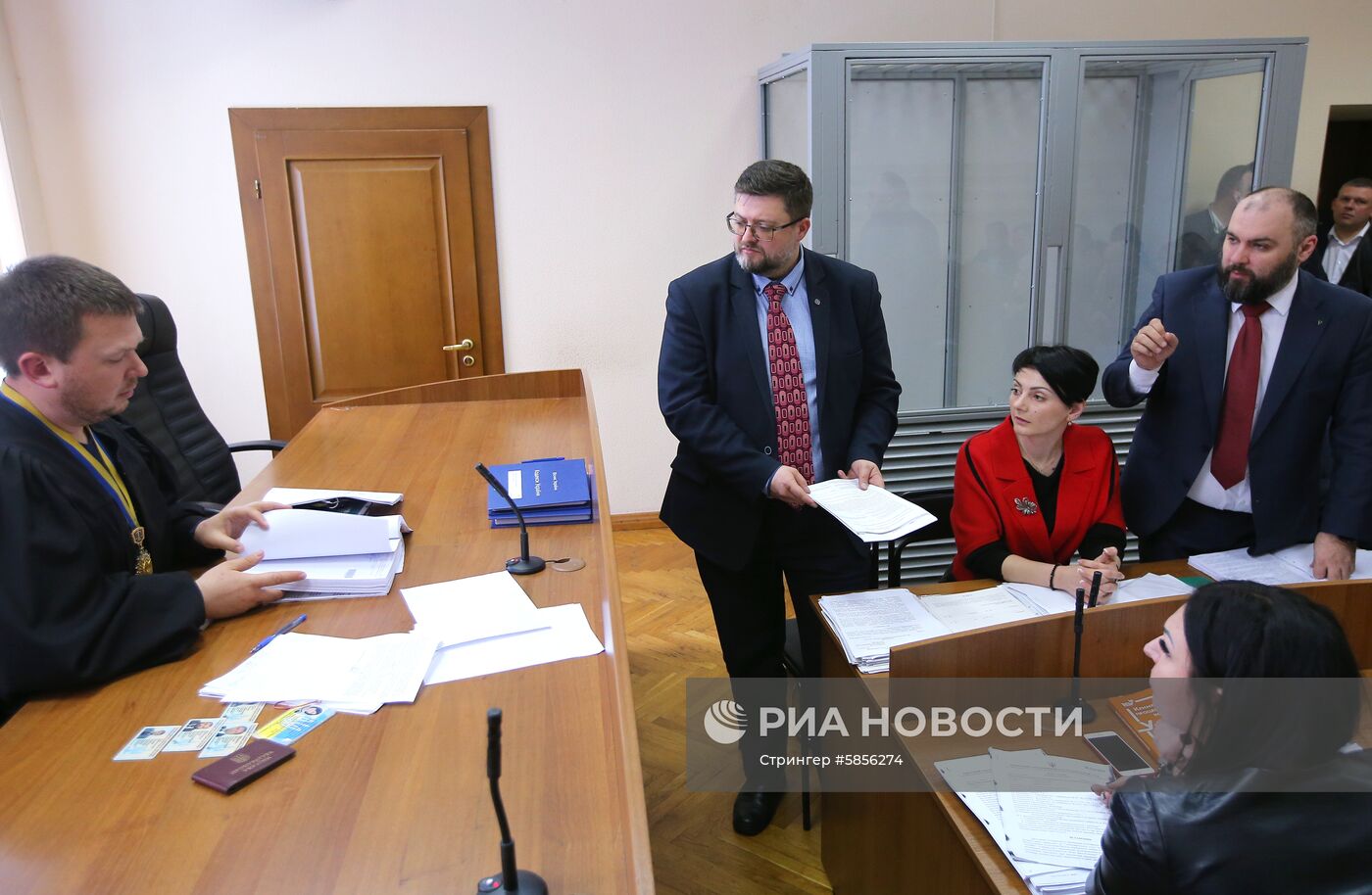 Заседание суда по делу адвоката А. Доманского в Киеве