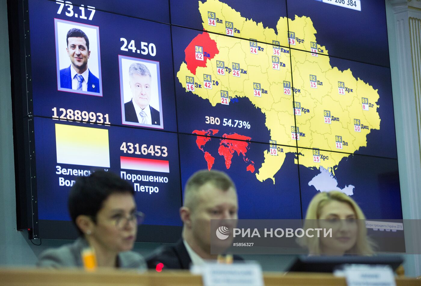 Брифинг главы ЦИК Украины по результатам выборов