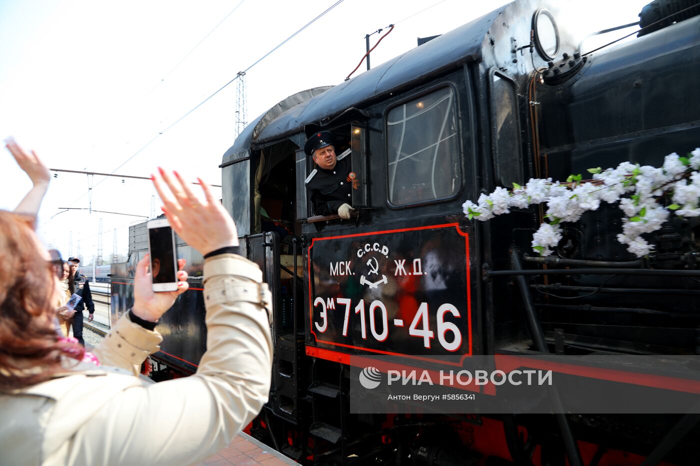 Прибытие "Поезда Победы" в Белгород