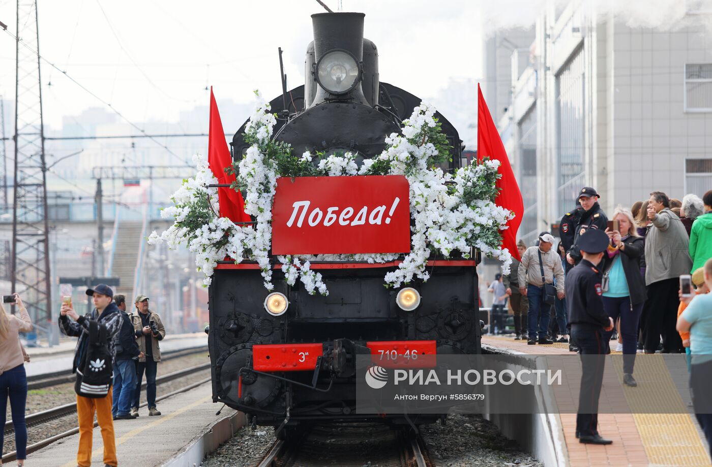 Прибытие "Поезда Победы" в Белгород