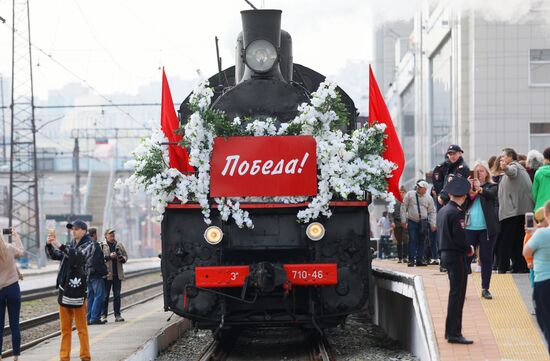 Прибытие "Поезда Победы" в Белгород