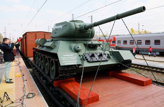 Прибытие "Поезда Победы" в Белгород