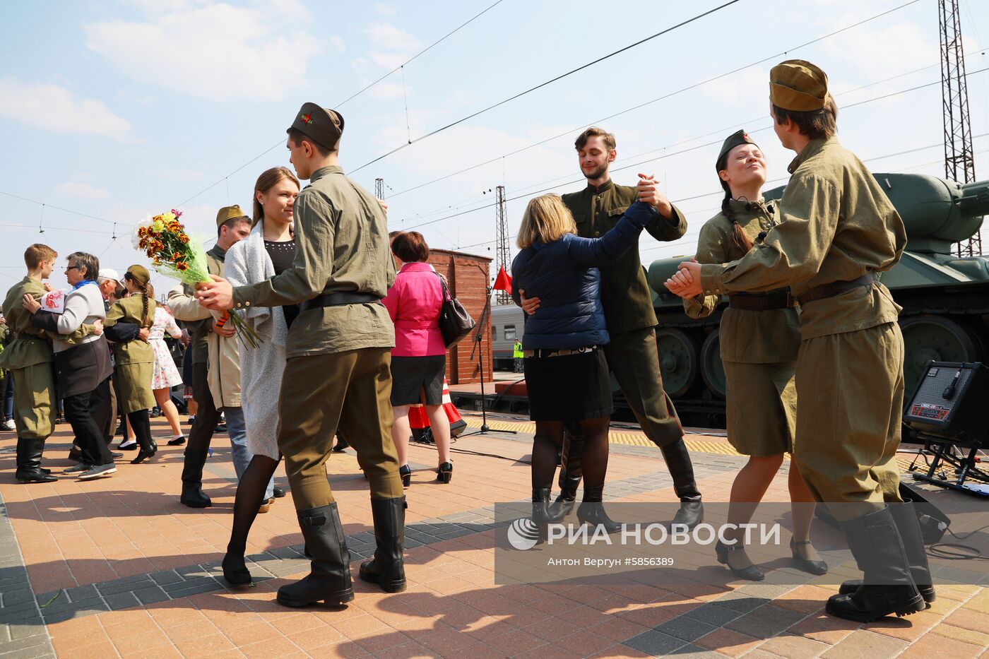 Прибытие "Поезда Победы" в Белгород