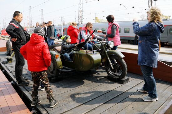 Прибытие "Поезда Победы" в Белгород