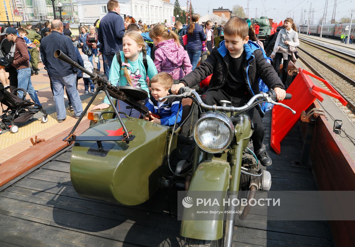 Прибытие "Поезда Победы" в Белгород