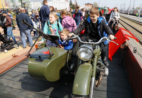 Прибытие "Поезда Победы" в Белгород