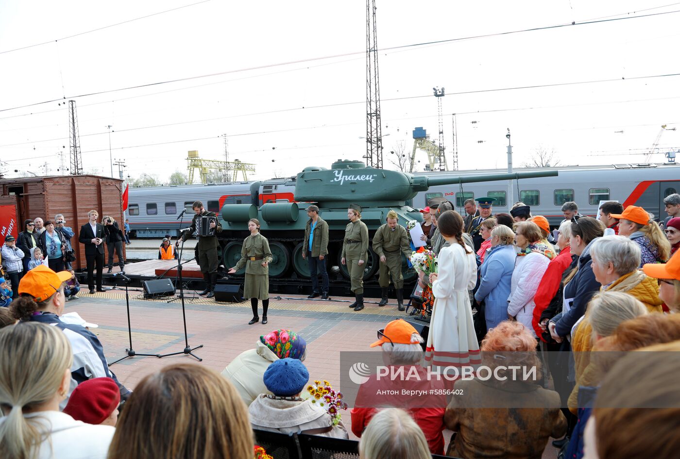 Прибытие "Поезда Победы" в Белгород