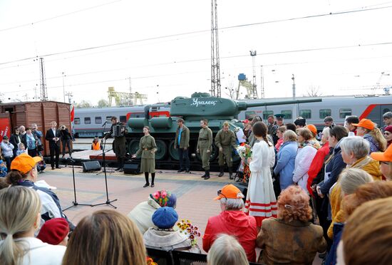 Прибытие "Поезда Победы" в Белгород