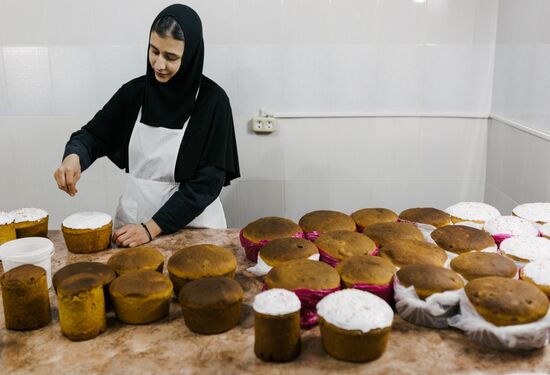 Подготовка к Пасхе в Введенском женском монастыре