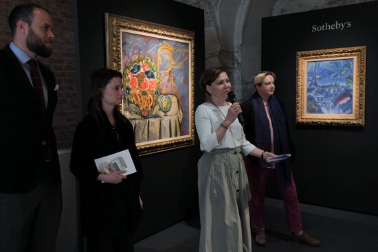 Выставка топ-лотов торгов русского искусства Sotheby's