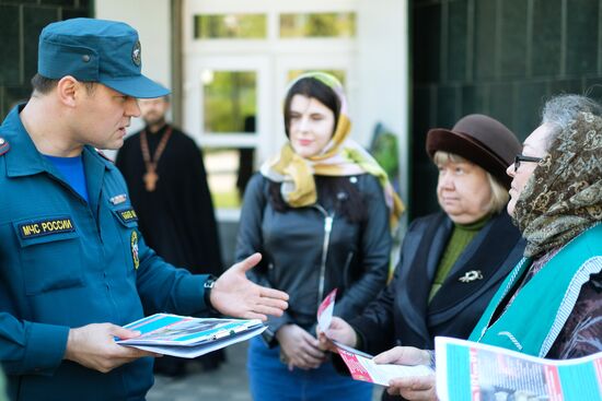 Проверка требований пожарной безопасности в храмах 
