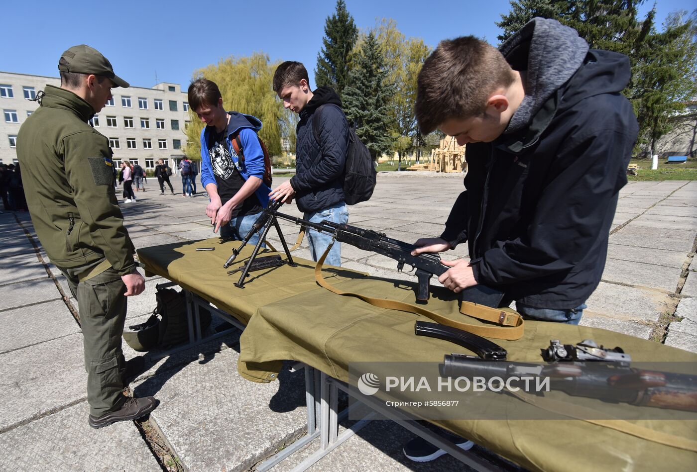 День открытых дверей в одной из частей Нацгвардии Украины