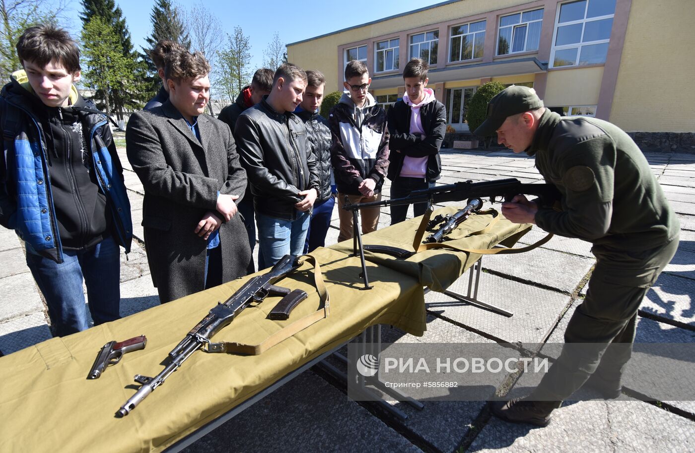 День открытых дверей в одной из частей Нацгвардии Украины