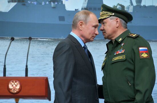 Рабочая поездка президента РФ В. Путина в Санкт-Петербург