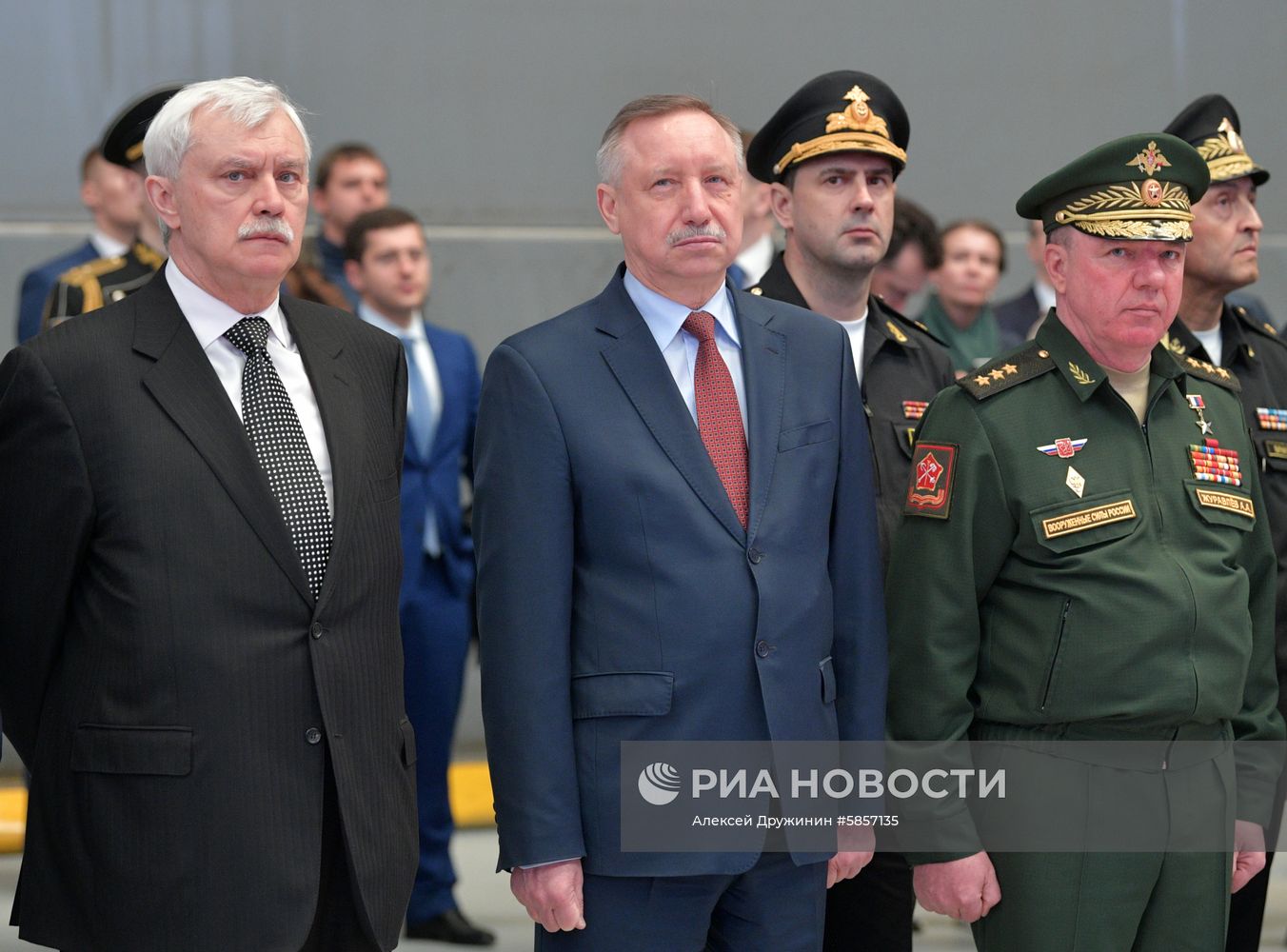 Рабочая поездка президента РФ В. Путина в Санкт-Петербург