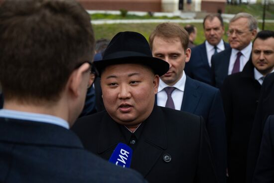 Лидер КНДР Ким Чен Ын прибыл в Россию