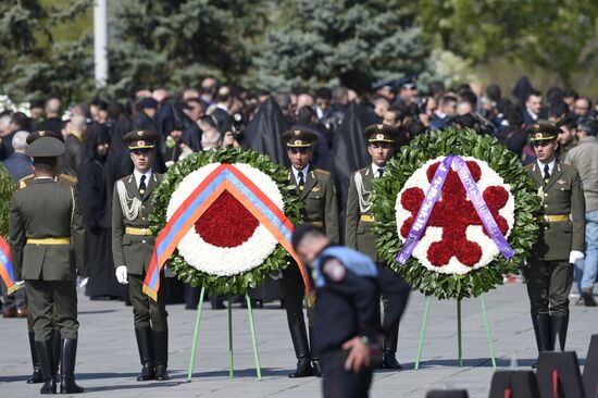 Мероприятия ко дню памяти геноцида армян в Ереване