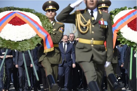 Мероприятия ко дню памяти геноцида армян в Ереване