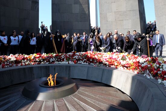 Мероприятия ко дню памяти геноцида армян в Ереване