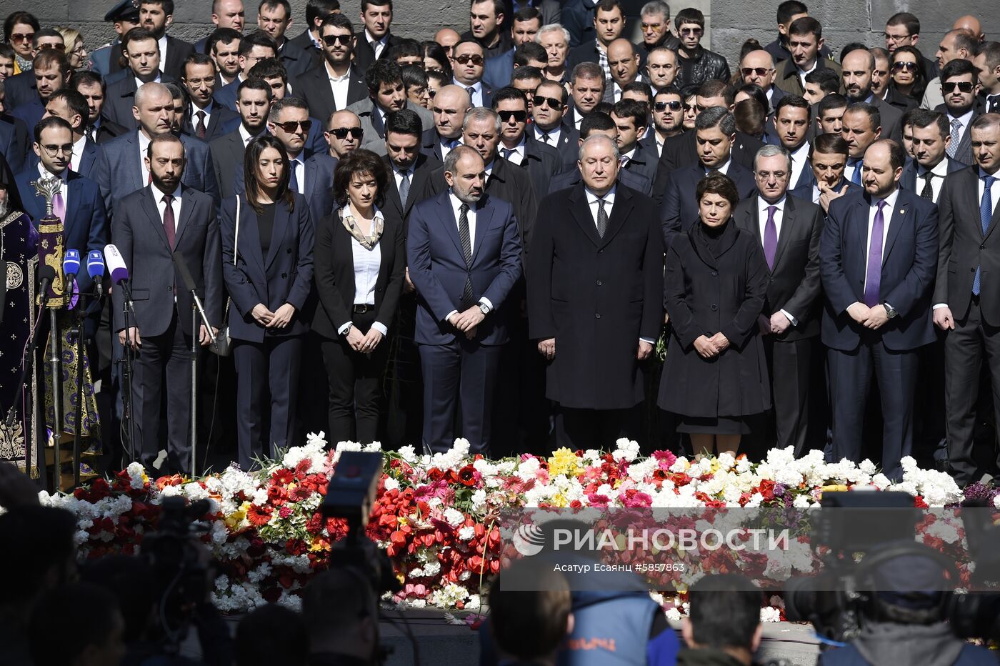 Мероприятия ко дню памяти геноцида армян в Ереване