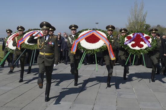 Мероприятия ко дню памяти геноцида армян в Ереване